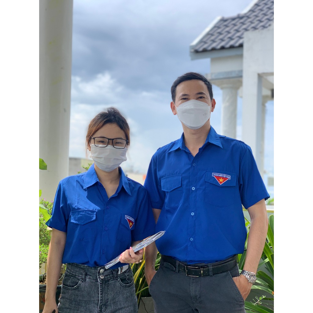 Nón Kết Đoàn, Mũ Lưỡi Trai Đoàn Thanh Niên VIỆT NAM (Logo In) - Màu Xanh Tiêu Chuẩn, Form Đẹp