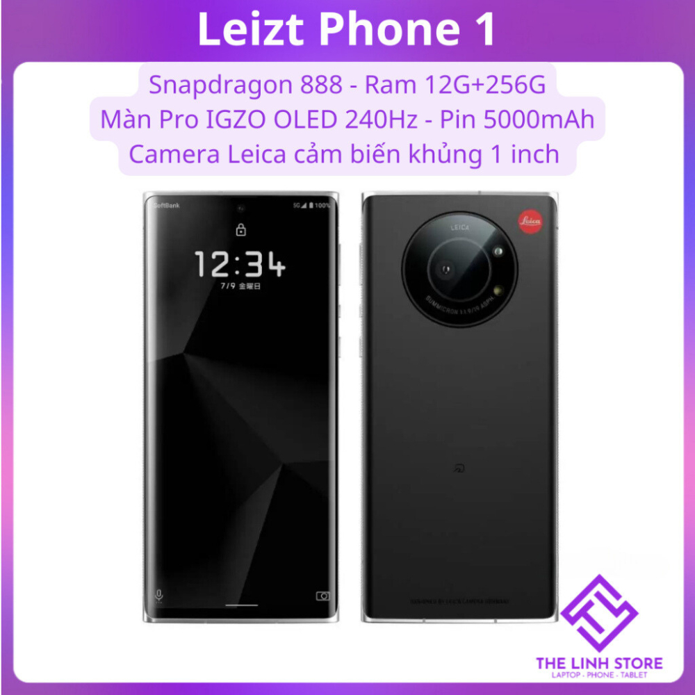 Điện thoại Leitz Phone camera Leica cảm biến inch Ram 12G