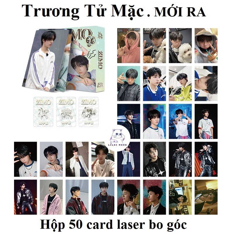 (sẵn-new) Trương Tử Mặc / TF Gia Tộc | Hộp thẻ card laser 50 tấm / TF ...