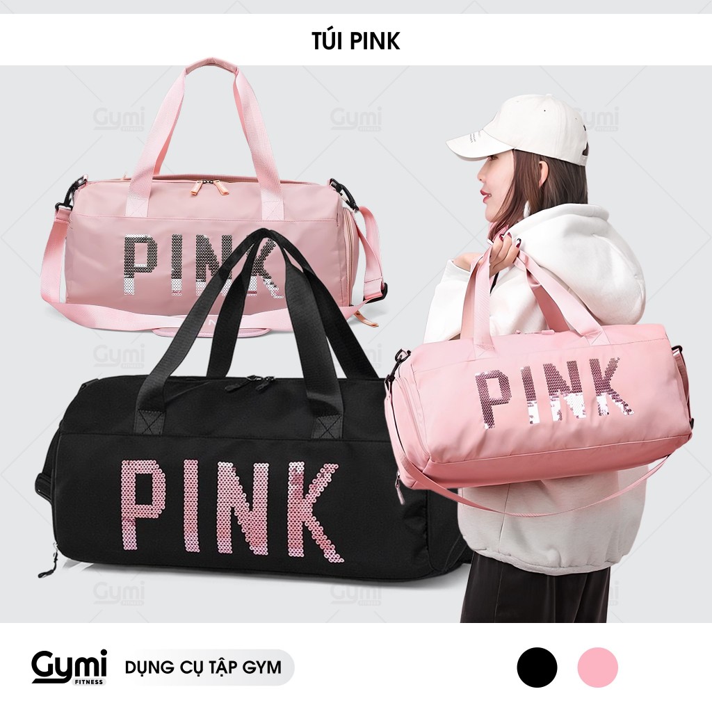 Túi Du Lịch PINK Đa Năng, Túi Trống Thể Thao Có Ngăn Để Giày - TuiPink