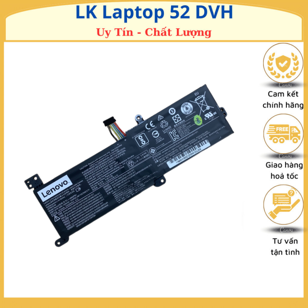 PIN LENOVO 320-14ISK L16L2PB2 IdeaPad 320-14ABR, 320-14AST, 320-14IKB, 320-14ISK, 320-14ABR New 100%