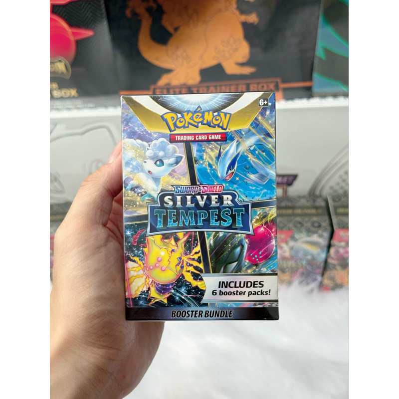 Pokmon TCG: Sword & Shield-Silver Tempest Booster Bundle (6 Packs) |  Shopee Vit Nam