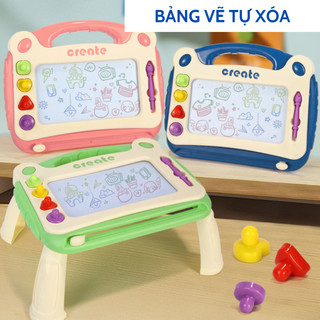 Bảng Vẽ Tự Xóa Cho Bé Thông Minh Có Chân Bàn, Bảng Từ Tính Tập Viết Tập Vẽ Cho Bé 89040