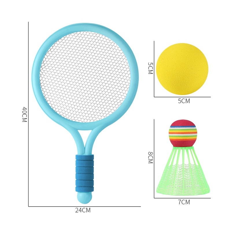 Đôi vợt cầu lông, tennis siêu nhẹ SFIT FAMILY cho trẻ em vận động, cho bố mẹ tương tác với bé từ 3-12 tuổi