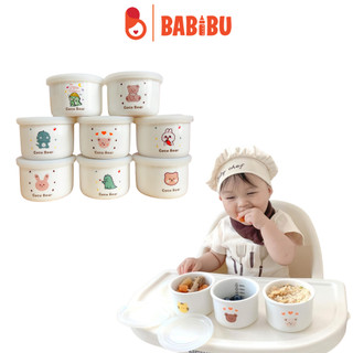 Hũ sứ, thố sứ chia vạch 250ml kèm 2 nắp đậy sứ và silicon chịu nhiệt Misan