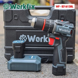 Máy Khoan Workfix WF-ID1613BL 13mm, 3 cell Auto Lock Không Chổi Than Đầu Cặp 13mm