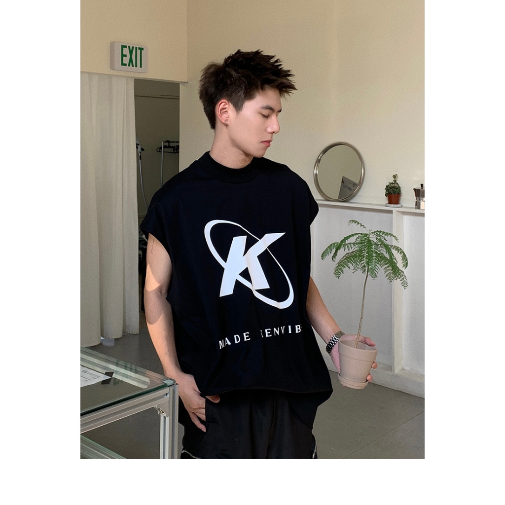 Áo Tank Top Nam Nữ RedLabel In Họa Tiết K, Áo Ba Lỗ Sát Nách Nam Nữ Cotton Cá Tính TT18