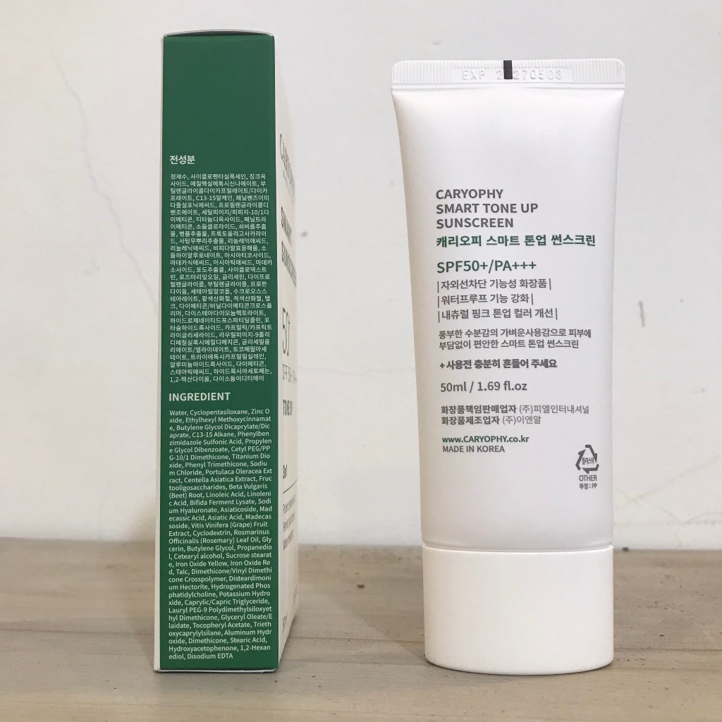 Ảnh Kem Chống Nắng Caryophy Smart Sunscreen SPF 50+ PA +++ Tone Up 50ml 4