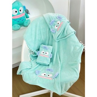 Set 3 Món Khăn Choàng Tắm Hoạt Hình Kèm Mũ Quấn Tóc Và Băng Đô, Siêu Thấm Hút Mềm Mại Cao Cấp