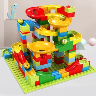 Bộ Đồ Chơi Xếp Hình Mô Hình Cầu Trượt Thả Bi 170 Chi Tiết Cho Bé Luyện Lắp Ráp Ghi Nhớ Tư Duy Logic 89041