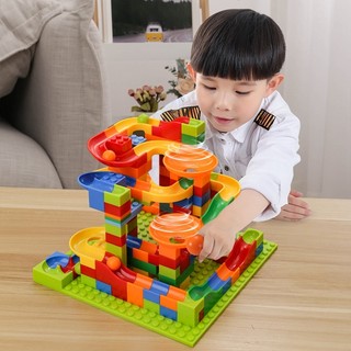 Bộ Đồ Chơi Xếp Hình Mô Hình Cầu Trượt Thả Bi 170 Chi Tiết Cho Bé Luyện Lắp Ráp Ghi Nhớ Tư Duy Logic 89041