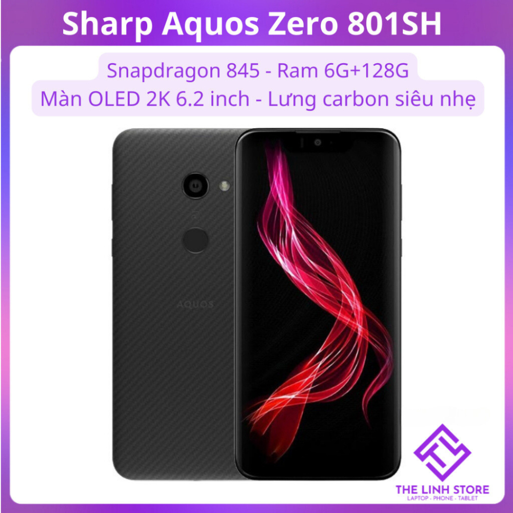Điện thoại Sharp Aquos Zero 801SH màn OLED 2K - Ram 6G 128G Điện thoại Sharp Aquos Zero 801SH màn OLED 2K - Ram 6G 128G