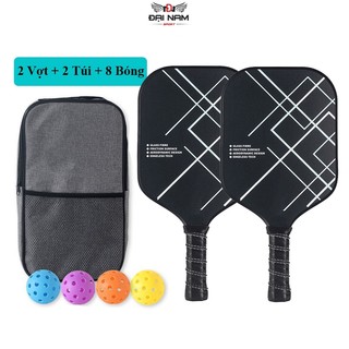 Vợt Đánh Pickleball Sợi Carbon JSP Cao Cấp Đại Nam Sport Hàng Chính Hãng + Túi Chống Sốc Và 4 Bóng