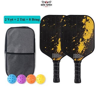 Vợt Đánh Pickleball Sợi Carbon JSP Cao Cấp Đại Nam Sport Hàng Chính Hãng + Túi Chống Sốc Và 4 Bóng