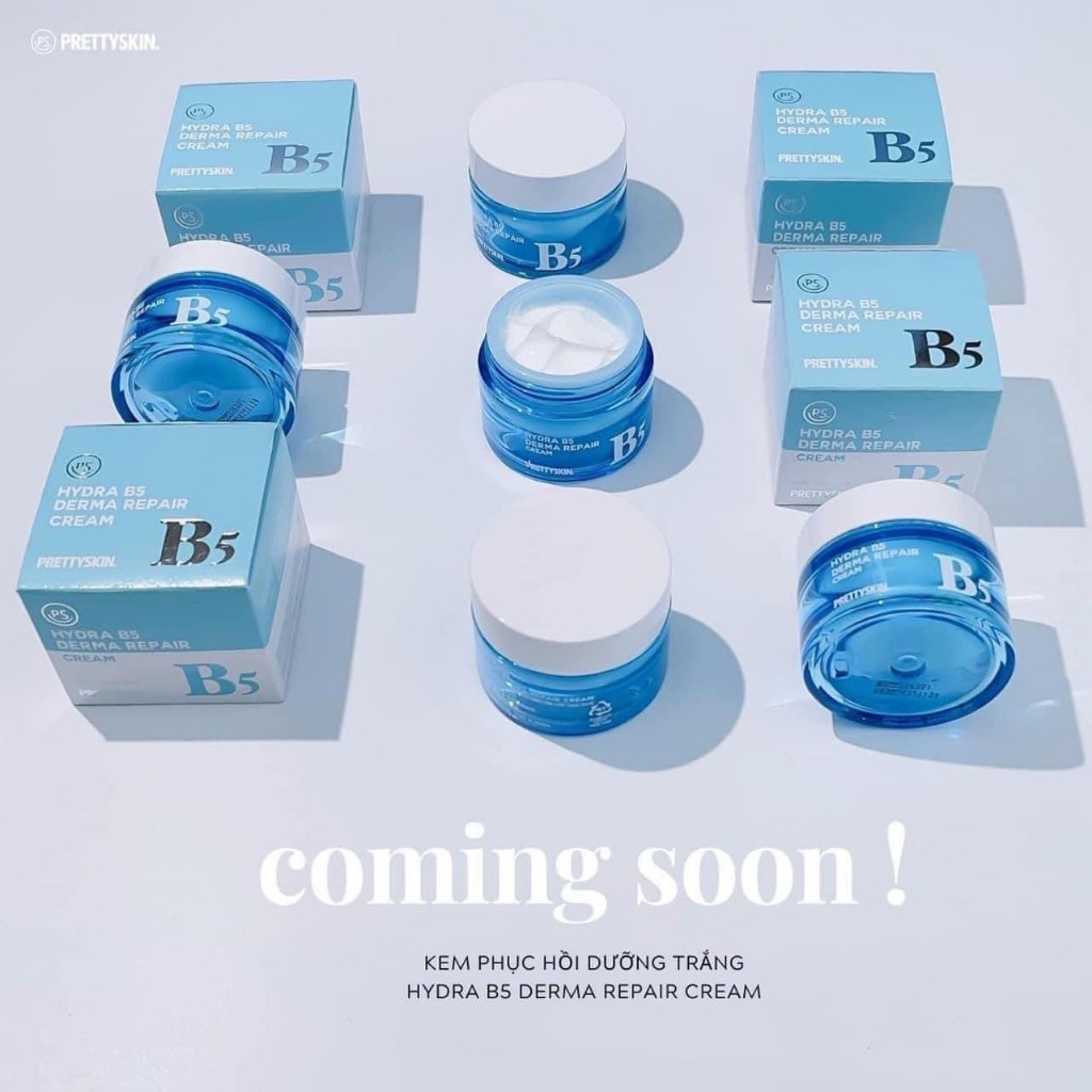 Ảnh Kem dưỡng ẩm B5 Prettyskin Hydra B5 Dema Repair Cream giúp phục hồi và làm sáng da giúp tái tạo cho da khoẻ căng bóng 3