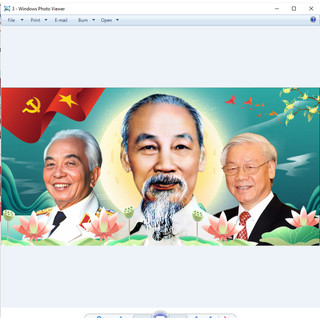 Tranh Tráng Gương 3 Bác treo tường để bàn tri ân, quà tặng doanh nghiệp, Bác Hồ, Bác Giáp, Bác Trọng