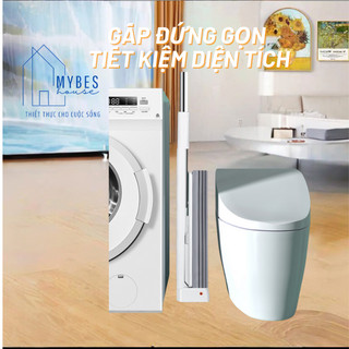 Cây lau nhà tự vắt thông minh đầu bông xoay 180 độ có thể đứng, tổng cộng 2 đầu bông bọt biển 33cm