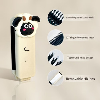 [HÀNG MỚI VỀ ] Lược Chải Tóc 2In1 Hình Họa Tiết Dễ Thương Dễ sử Dụng