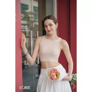 Áo Ba Lỗ Có Đệm Ngực Cổ Tròn Mút Liền Tiện Dụng Chất Vải Thun Mềm Mát Kiểu Dáng Trẻ Trung Loirechic BRT03