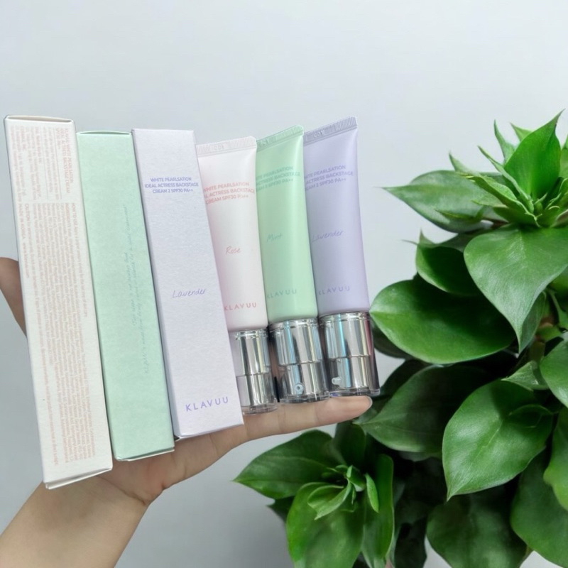 Típ kem lót có nhũ Klavuu Pearlsation 30ml, 3 tông màu, giúp bắt sáng làn da trước khi trang điểm