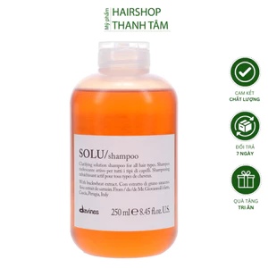 Gội làm sạch sâu, loại bỏ dư chất trên tóc Davines Solu Clarifying Solution Shampoo 250ml [ New ] | THANH TÂM