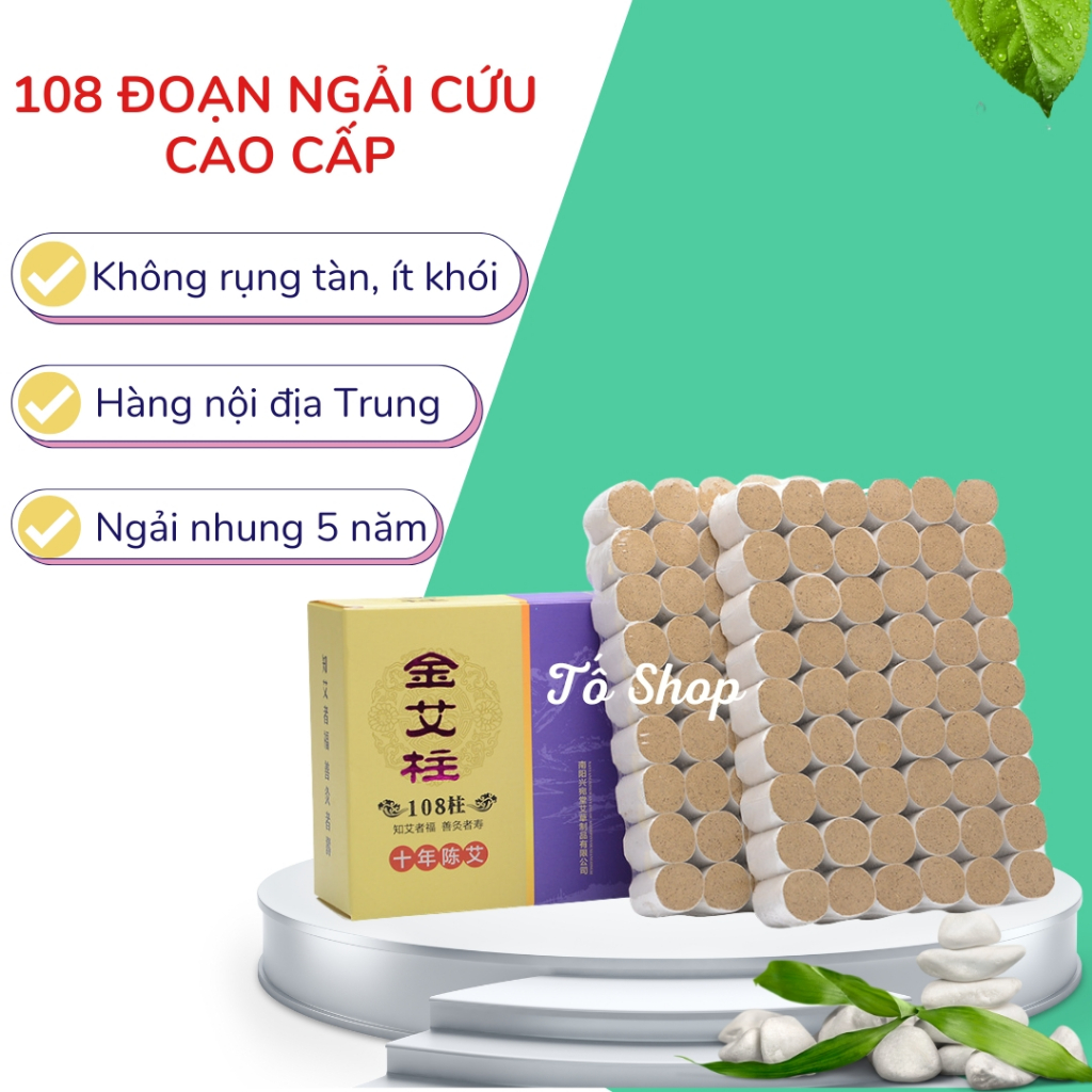108v Điếu ngải cứu 5 năm dùng xông, giác hơi, spa chăm sóc sức khỏe