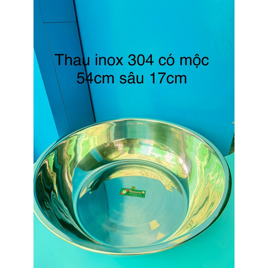 Thau, chậu inox sus 304 cỡ lớn THAPHAFAC- PHÚC HƯNG PHÁT size 52cm đến ...