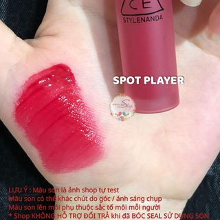 Son Tint 3CE Blur Water Tint Lâu Trôi Không Lem Khi Đeo Khẩu Trang Sepia Laydown Casual Affair -Bebe