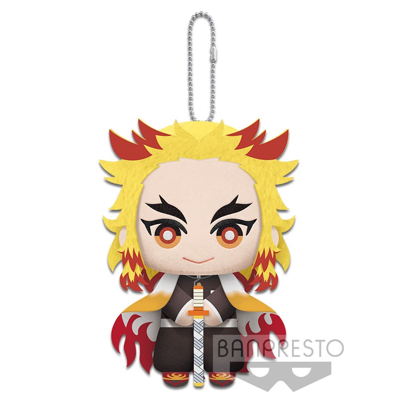 PELUCHE POUPÉE BANPRESTO Demon Slayer Kimetsu no Yaiba Kyojuro Rengoku