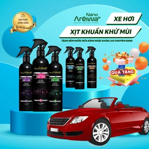 Chai Vệ sinh - Xịt Khuẩn - Khử Mùi Xe Hơi ô tô Nano Areiwa x Vệ sinh nội thất ô tô X Không hóa chất x Hàng chính hãng