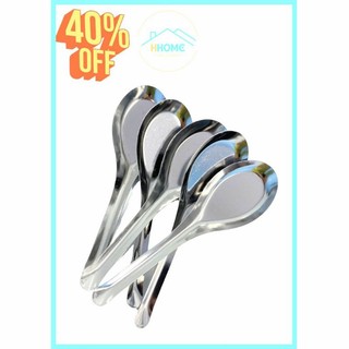 Set 10 Muỗng, Thìa Ăn Cơm Chất Liệu Inox Không Gỉ Set Sáng Bóng Dày Dặn, Mẫu Mã Đẹp, An Toàn Khi Sử Dụng