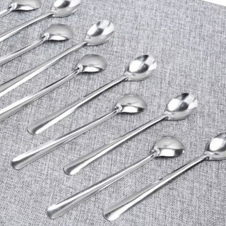 Combo 10c Thìa muỗng cafe, sinh tố INOX dày 5zem cao cấp - HHome