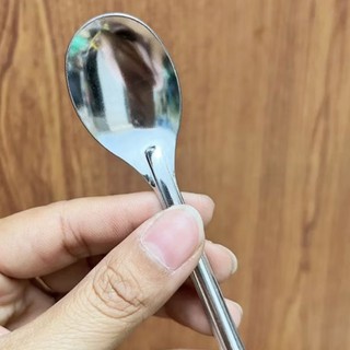 Combo 10c Thìa muỗng cafe, sinh tố INOX dày 5zem cao cấp - HHome