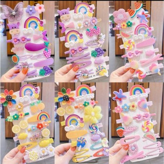 Set 14 Kẹp Tóc Bé gái - Kẹp Tóc Họa Tiết Hoạt Hình Kiểu Hàn Quốc Dễ Thương Cho Bé