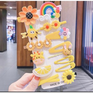 Set 14 Kẹp Tóc Bé gái - Kẹp Tóc Họa Tiết Hoạt Hình Kiểu Hàn Quốc Dễ Thương Cho Bé