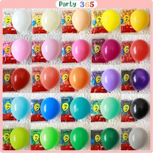 Set 100 Bóng Bay 25cm Trang Trí Sinh Nhật, Phòng Cưới, Sự Kiện ,Lễ Hội [ 2,2gram ]