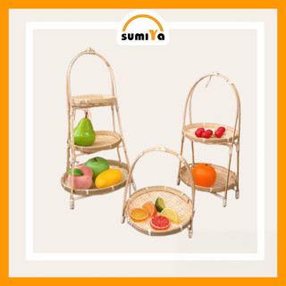 Mẹt tre, mẹt tre trang trí, dùng làm khay, để bánh kẹo, trái cây, thức ăn, decor - Sumiya