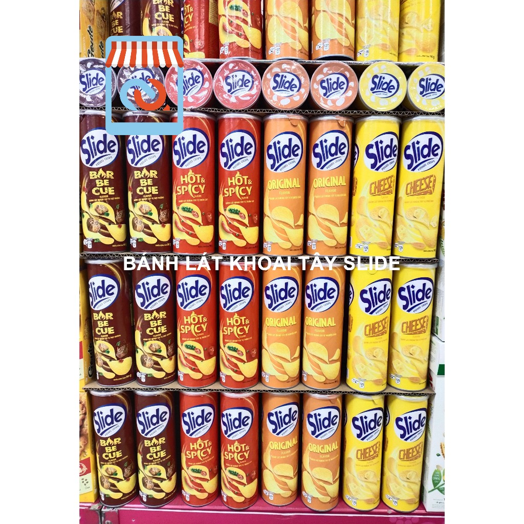 Bánh Lát Khoai Tây Slide 150g Các Loại | Shopee Việt Nam