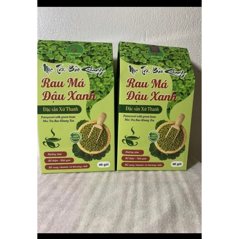 Trà túi lọc rau má đậu xanh Bảo Khang giúp thanh lọc cơ thể, bổ thận ...