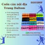 Cuốn cán vợt 2 lớp nilong Daltom cuốn vợt cầu lông, tennis, bóng bàn, pickleball chính hãng nội địa trung hàngn