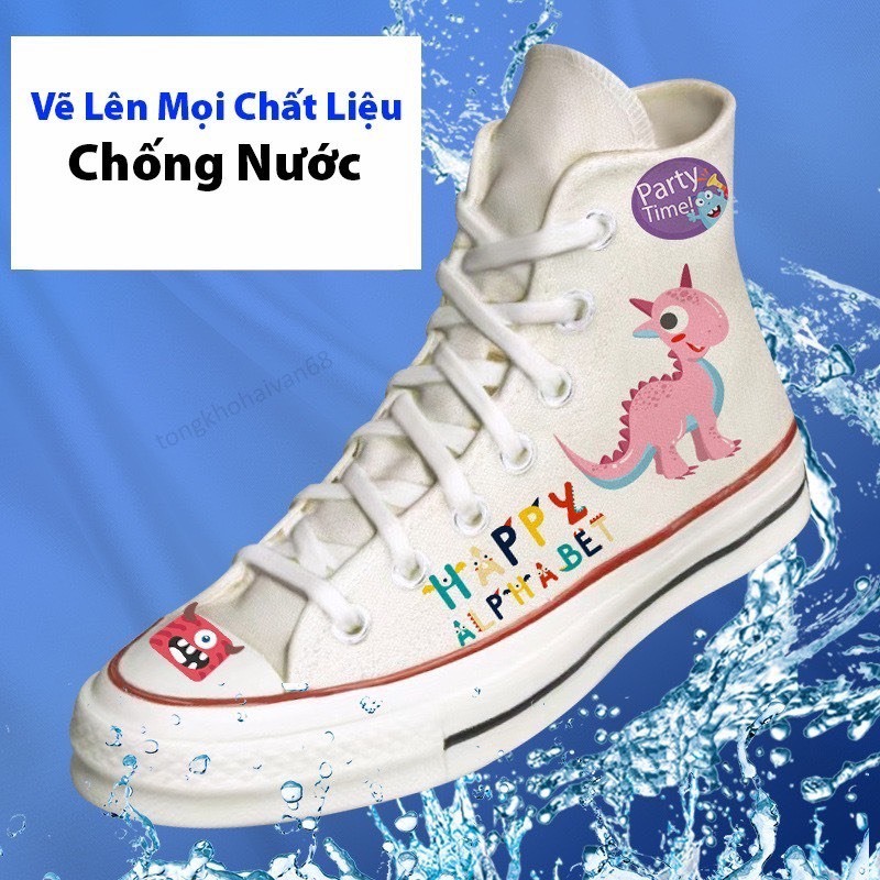 Product image Bút Màu Acrylic Marker 12/24/36/48/60 Cao Cấp Màu Sắc Tươi Sáng - Bút Lông Màu 6