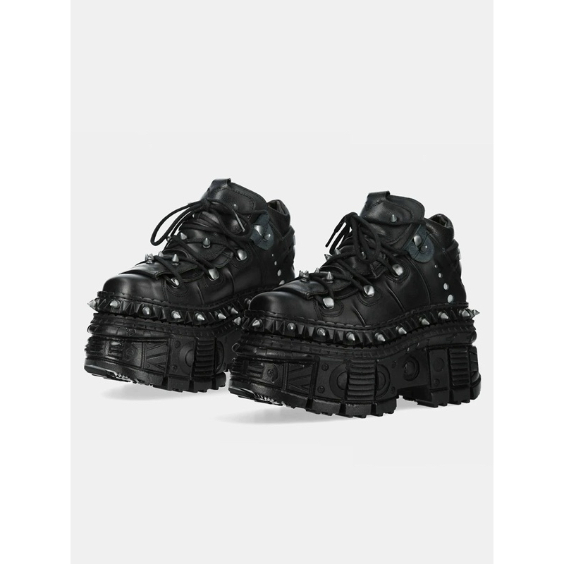 Giày da - Boots da New Rock mẫu mới 10cm [ ORDER ] | Shopee Việt Nam