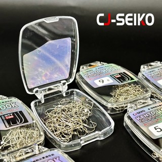 Hộp 100 Lưỡi Câu Đài CJ Seiko Kanto Hook Lưỡi Câu Cá Hợp Kim Titan Siêu Bén Mảnh Nhẹ Chuyên Trị Cá Nhát