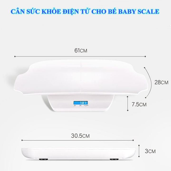 Cân trẻ em điện tử Baby Scale DL-13D, cân sức khỏe gia đình mẹ và bé