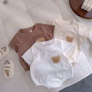 Body chip gấu dễ thương bé trai, bé gái -10kg. Bodysuit cho bé mặc đầy tháng, thôi nôi. Dino Kids
