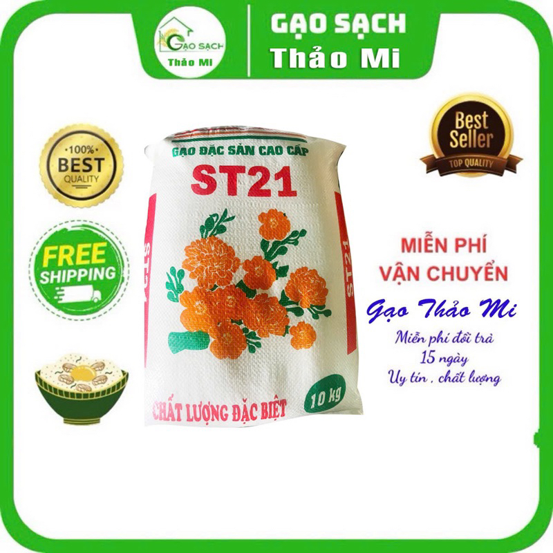 Gạo st21 túi 10kg | Shopee Việt Nam