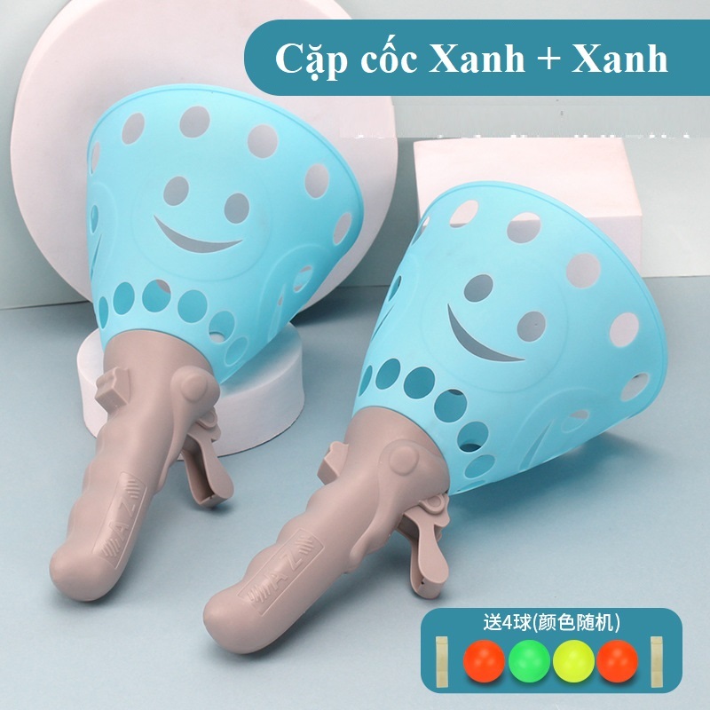 Cốc đồ chơi bắn bóng GAGO vui nhộn hỗ trợ vận động tư duy di chuyển không gian cho bé tương tác cùng người thân
