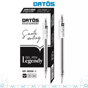 Bút gel bấm 0.5mm Batôs 3 Legendy GP-B05-1 viết êm trơn.