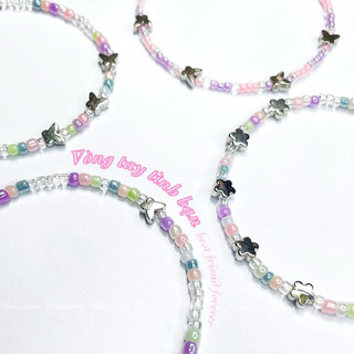 Vòng Tay Tình Bạn - Vòng Tay Xỏ Hạt Đủ Màu Sắc Handmade by Carem ✿