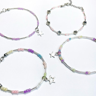 Vòng Tay Tình Bạn - Vòng Tay Xỏ Hạt Đủ Màu Sắc Handmade by Carem ✿